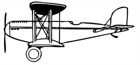 Vintage Model Airplane Design in Flight PNG