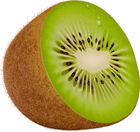 Deliciously Fresh Kiwi Fruit Delight PNG