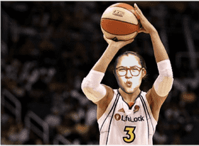 Basketball Player Ready to Shoot PNG