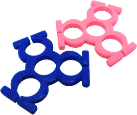 Colorful Spinner Finger Toy Set PNG