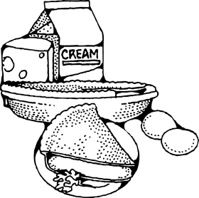 Classic Quiche Ingredients Showcase PNG