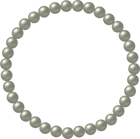 Elegant Pearl Jewelry Strand PNG