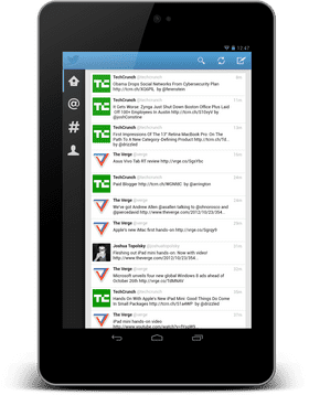 Tablet Insights Connecting Through Social Media PNG