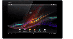 Sony Tablet with Vibrant Display and Apps PNG