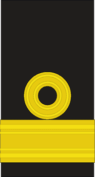 Navy Rank Insignia with Circular Emblem PNG