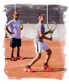 Mastering Tennis Skills and Strategies in Action PNG