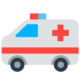 Emergency Ambulance Response Vehicle PNG