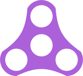 Vibrant Fidget Tri-Spinner Delight PNG