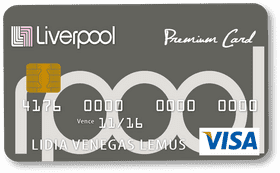 Liverpool Premium Credit Card Design PNG
