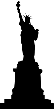 Marble Statue of Freedom and Enlightenment PNG