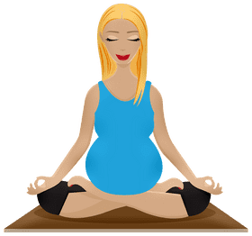 Peaceful Prenatal Yoga Serenity PNG