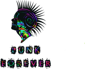 Punk Rock Pride Forever Vibrant and Rebellious PNG