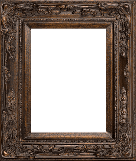 Elegant Ornate Photo Frame for Timeless Moments PNG