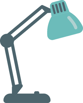 Elegant Desk Lamp and Light Design PNG