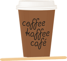 Coffee Cup Delight Savor the Café Experience PNG