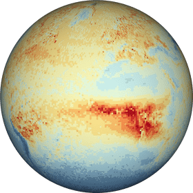 Vibrant Earth A Colorful Global Perspective PNG