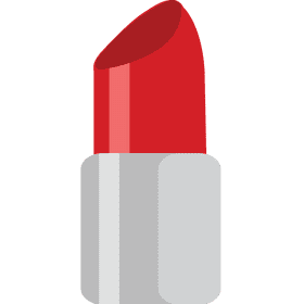 Bold and Glamorous Lipstick Statement PNG