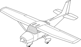 Classic Green Model Airplane Design PNG