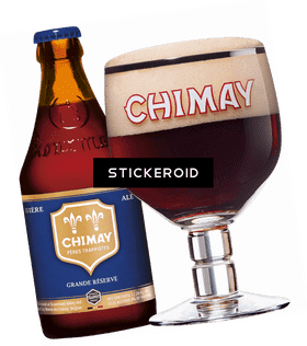Chimay Beer Glass A Toast to Belgian Brewing PNG