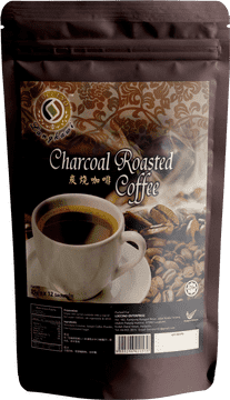 Charcoal Roasted Coffee Delight PNG