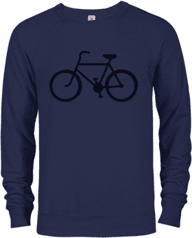 Bicycle Style Classic Pedal Power Sweatshirt PNG