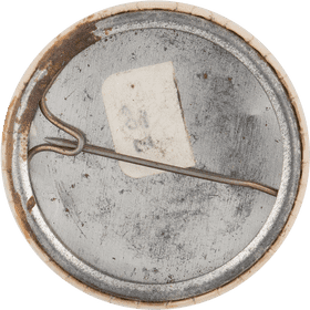 Vintage Button with Metal Clasp Mechanism PNG