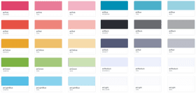Artificial Intelligence Color Palette Exploration PNG