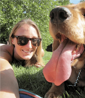 Happy Dog Day with a Smiling Friend PNG