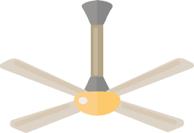 Stylish Modern Ceiling Fan for Home Comfort PNG