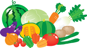 Vibrant Harvest from the Vegetable Garden PNG