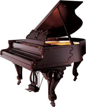 Elegant Vintage Piano Masterpiece PNG
