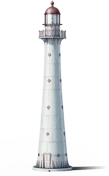 Radiant Beacon The Lighthouse of Guidance PNG
