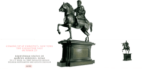 Bronze Sculpture of Equestrian Statue Marcus Aurelius PNG