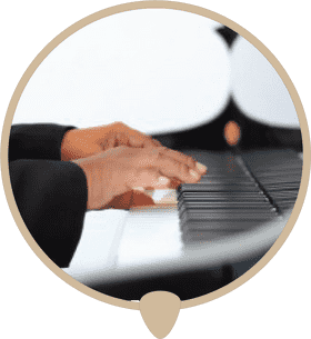 Melodic Harmony on Piano Keys PNG
