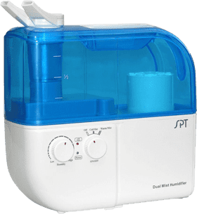 Efficient Dual Mist Home Appliance Humidifier PNG