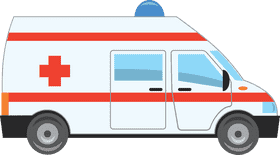 Emergency Response Ambulance Vehicle PNG