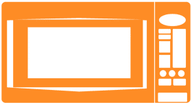 Modern Microwave Oven Design for Efficient Cooking PNG