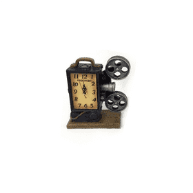Vintage Film Projector Clock PNG