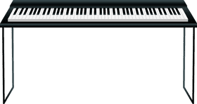 Elegant Harmony of Piano Keys PNG