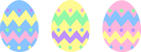 Easter Egg Colorful Patterns Delight PNG