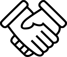 Symbolic Handshake of Unity and Cooperation PNG