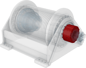 Building Crane Hoist and Pulley System Design PNG