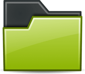 Colorful File Management Folder Design PNG