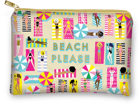 Beach Please A Vibrant Summer Escape PNG