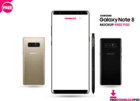 Android Robot Displaying Samsung Galaxy Devices PNG