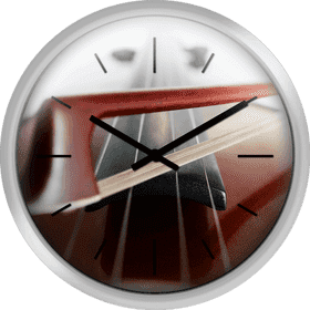 Melodic Harmony Clock PNG