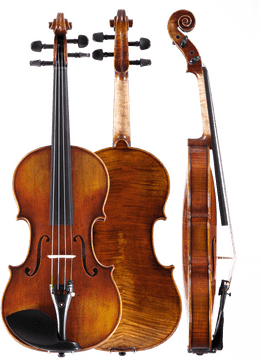 Elegant Violin A Harmony of Craftsmanship PNG
