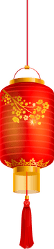 Chinese Lantern of Prosperity and Celebration PNG