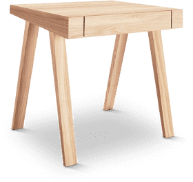 Minimalist Office Desk with Clean Lines PNG