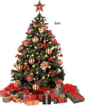 Festive Tradition The Joyful Christmas Tree PNG